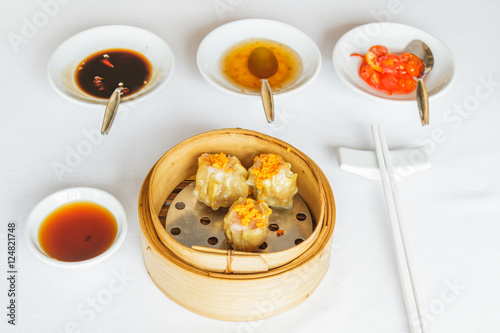 Fotografie Steamed pork dumpling