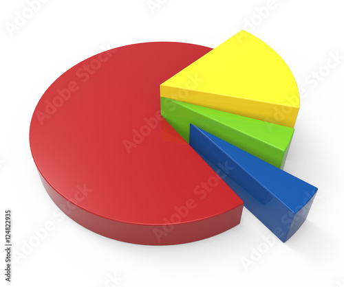Free Download 3d pie chart model - GFXLoad