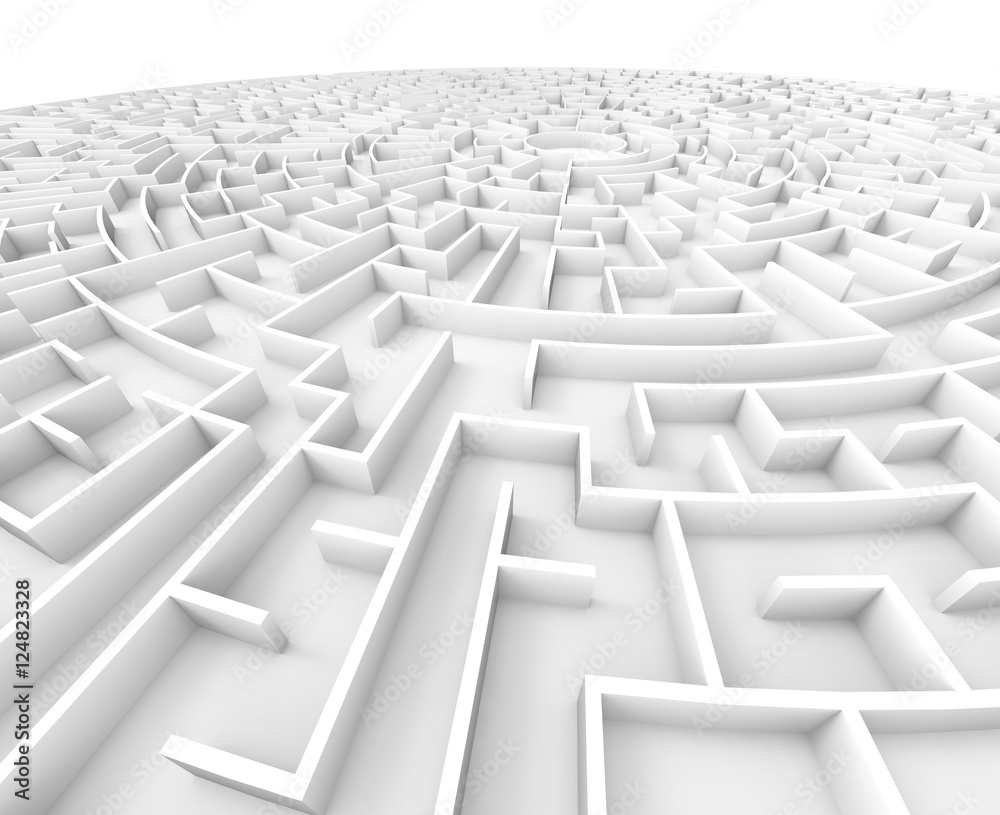 Obraz premium 3d rendering maze