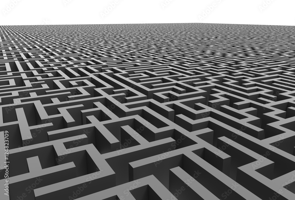 3d rendering maze 3d rendering maze