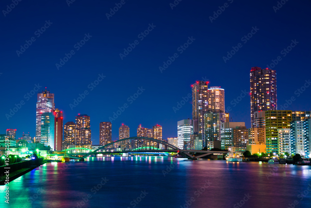 Fototapeta premium 東京 都市風景