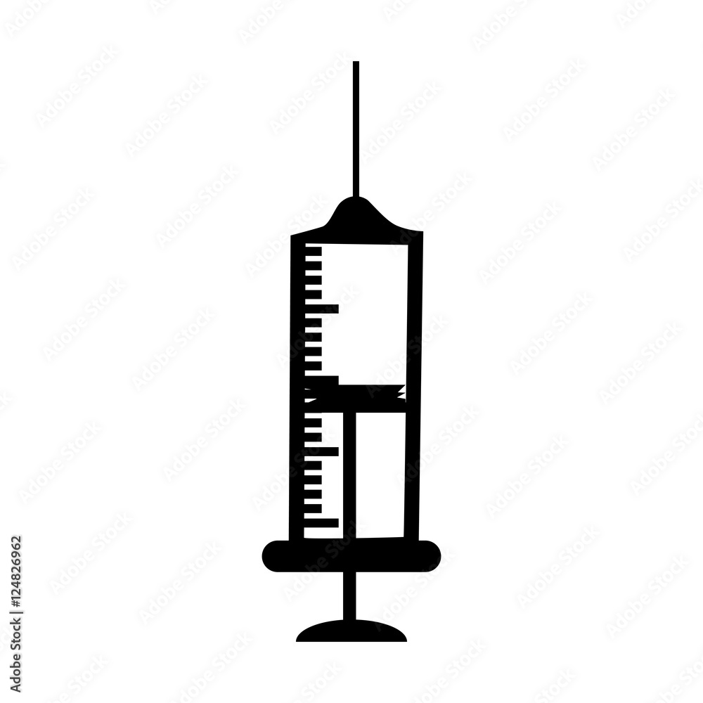 syringe pictogram icon image vector illustration design syringe pictogram icon image vector illustration design
