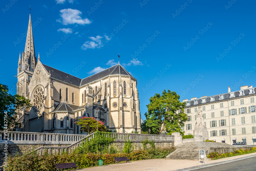 View at the Church of Saint Martin in Pau - France