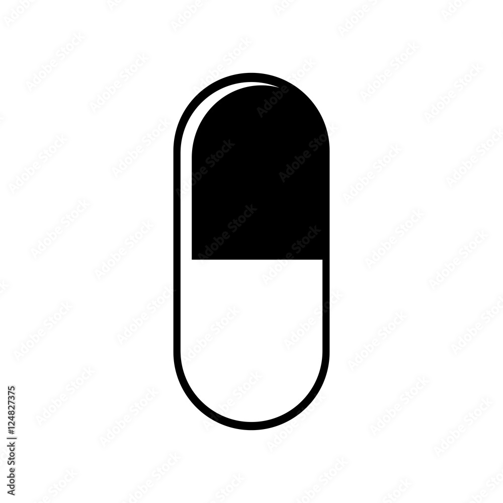 medicine tablet or pill icon image vector illustration design medicine tablet or pill icon image vector illustration design