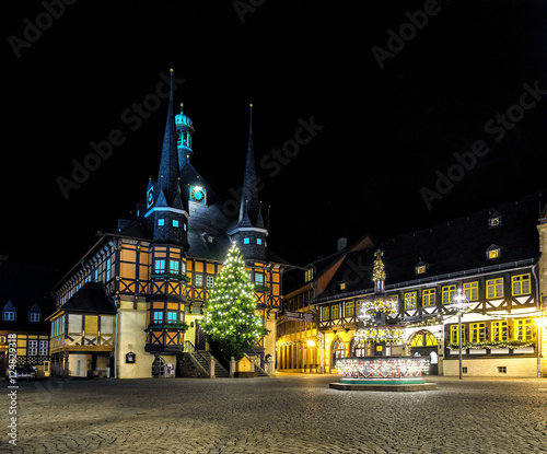 Weihnachtsmarkt Wernigerode – Stock-Foto | Adobe Stock