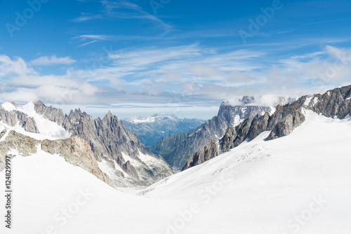 a view of mont blanc, coumayeur, italy
