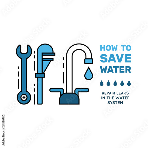 simbol saving water