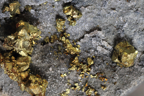 Fotografie pyrite mineral background