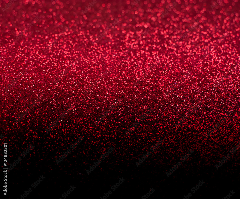 Dark red and black background defocused Christmas