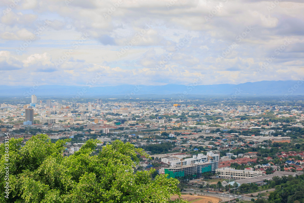 Fototapeta premium Top Viewpoint of Hat Yai