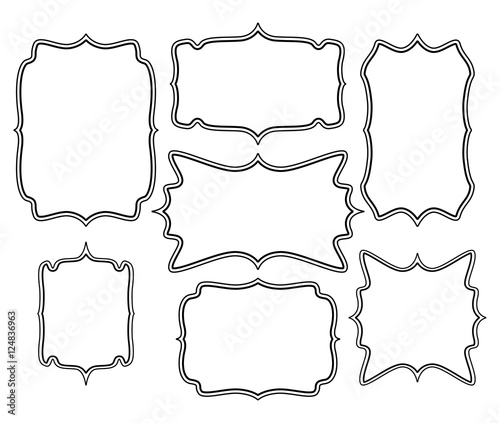 empty frame vector symbol icon design. Beautiful illustration is