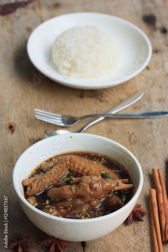 chicken stewed chinese food