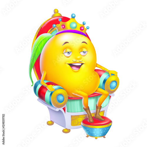 King mango on chair