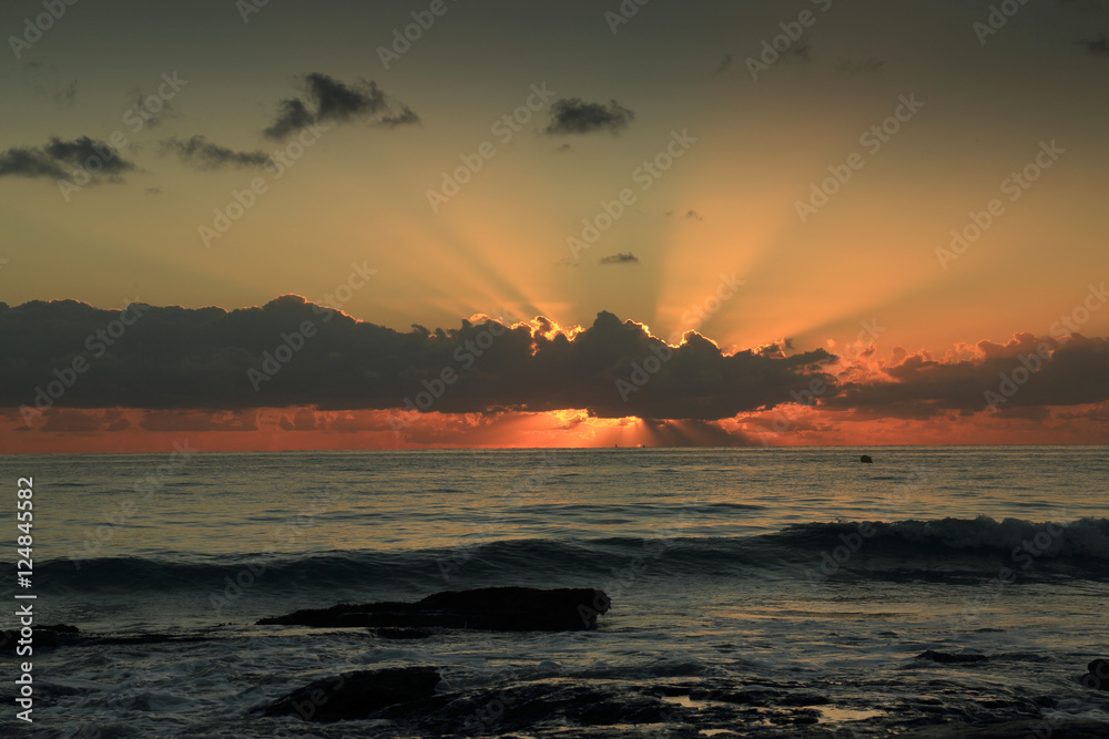 sunrise rays sunrise rays