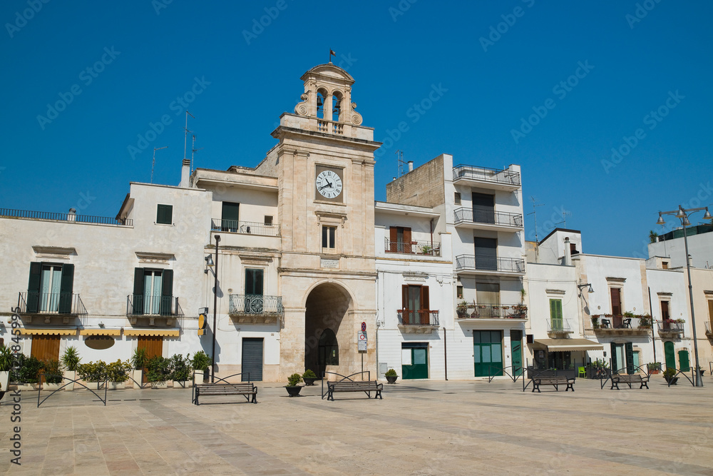 Obraz premium Clocktower. Sammichele di Bari. Puglia. Italy.