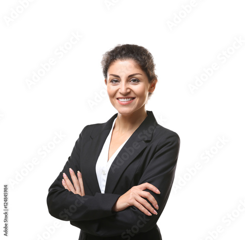 Portrait of successful matu...