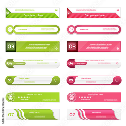 Modern infographics options banner. Vector illustration. can be used for workflow layout, diagram, number options, web design, prints.