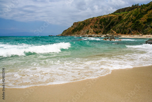 beach and coast of Tropea, Calabria, Italy 