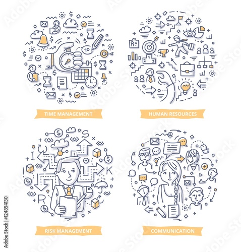 Project Management Doodle Concepts
