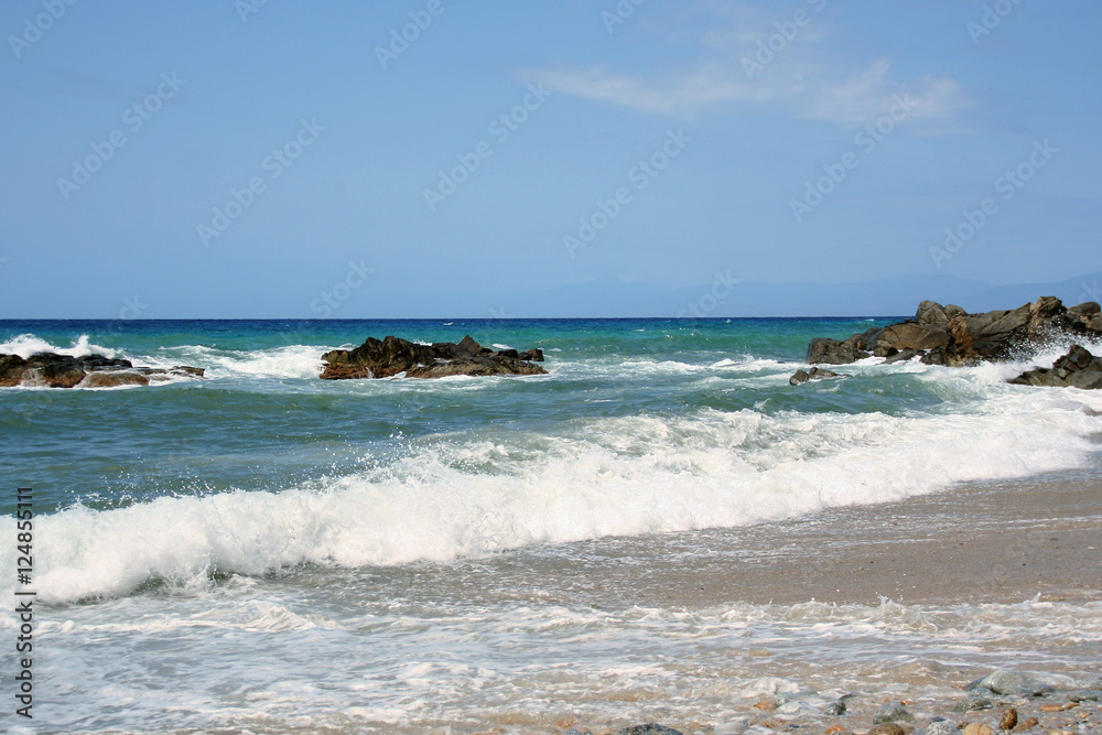 paradiasiac beach in Calabria, Italy 