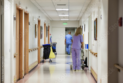Hospital corridor healthcare