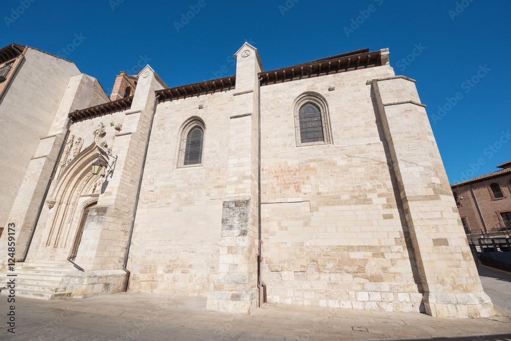 St. Nicholas church facade in Burgos, Spain.