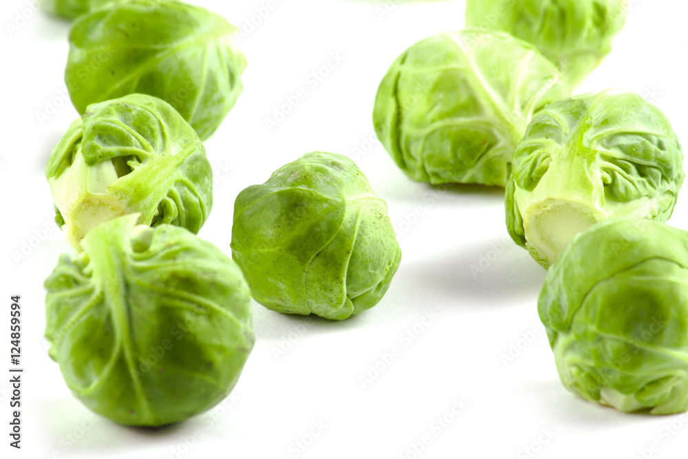 Fresh ripe brussels sprouts Fresh ripe brussels sprouts