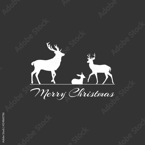 Hirschfamilie - Merry Christmas © GTL