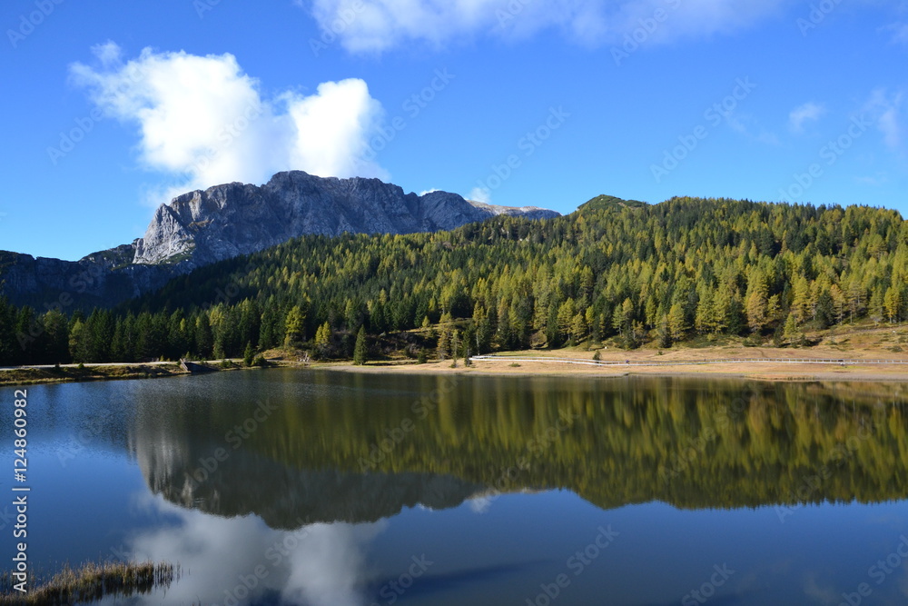 Il lago di Passo Pramollo (Nassfeldpass – Nassfeldsattel)