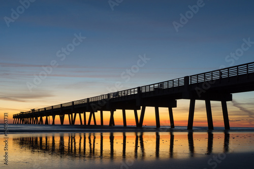 Jacksonville Beach, Florida Fishing Pier in the Early Morning