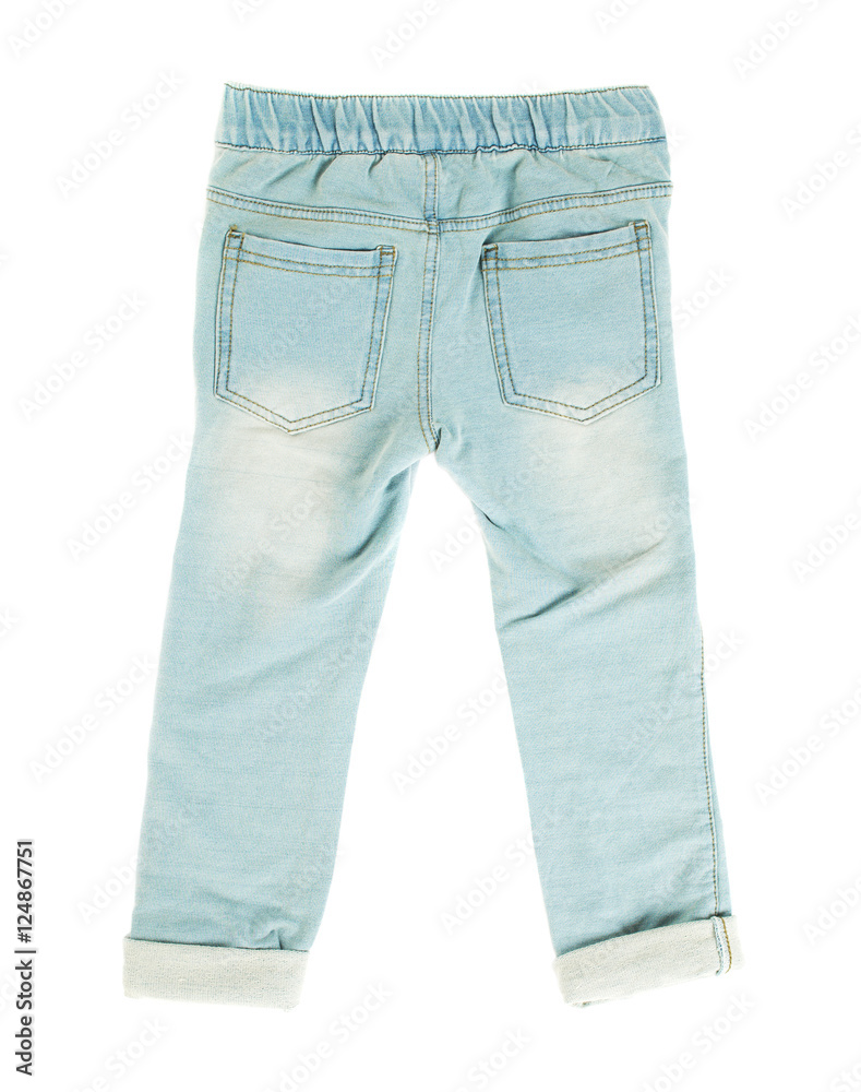 Children blue jeans. Children blue jeans.