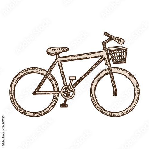 bike or bicycle icon image vector illustration design 