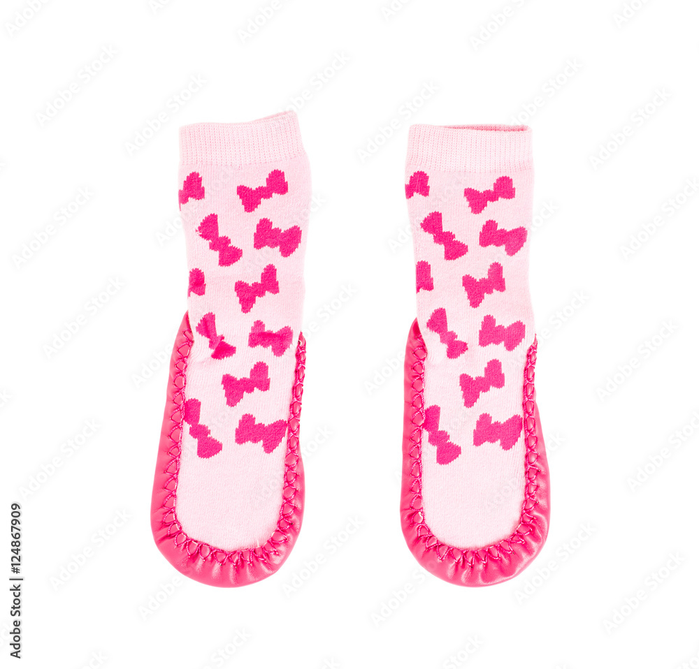 Pink soft shoes for babies. Pink soft shoes for babies.