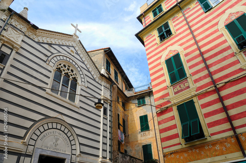 Monterosso piccolo paese della Liguria, cinque terre, italia