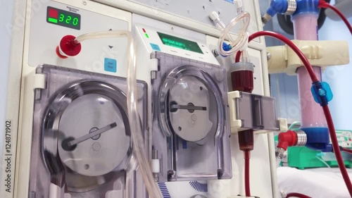 Dialysis Medical Device Performing Procedure
