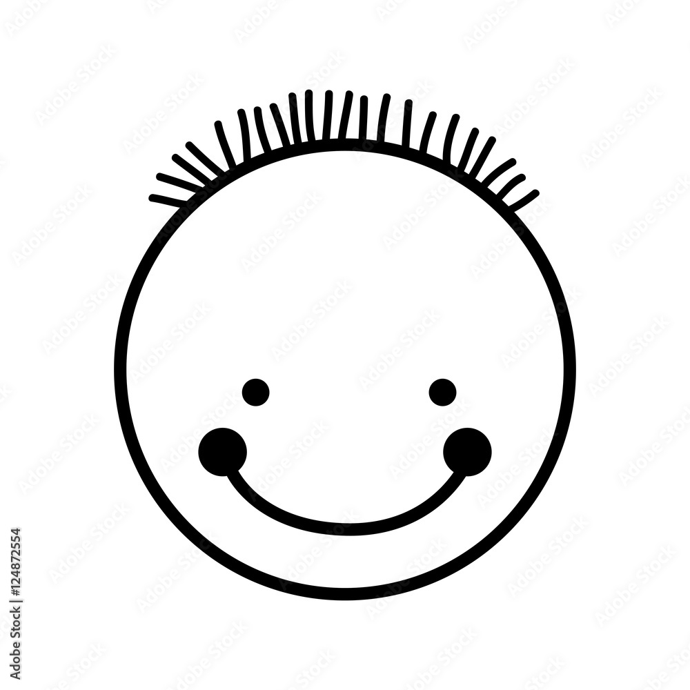 boy happy child face icon image vector illustration design boy happy child face icon image vector illustration design