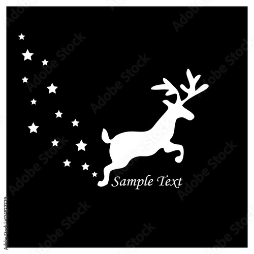 Reindeer with stars1
