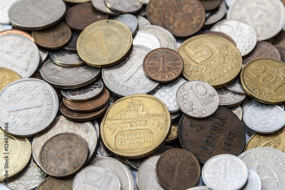 Collections of Finnish Marks and Pennies (markka, penni) Collections of Finnish Marks and Pennies (markka, penni)