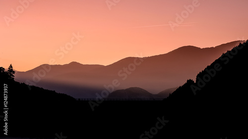 levé de soleil dans le mercantour