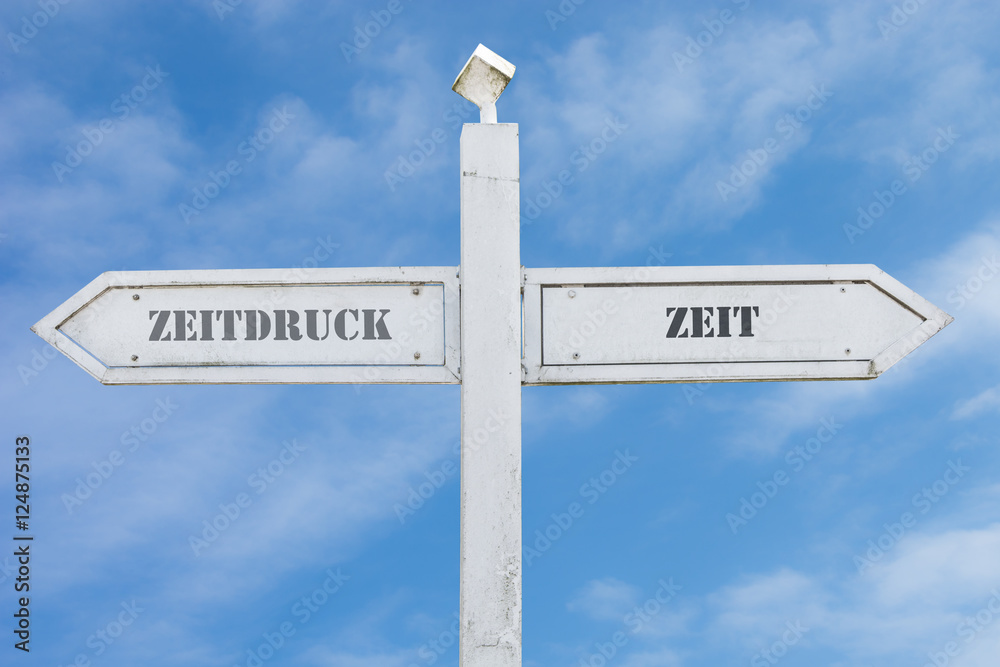 Schild 143 - Zeit Schild 143 - Zeit