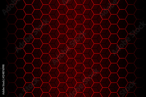 Background with hexagon texture