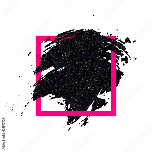 Pink frame and dark dust