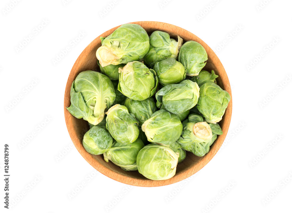 Brussels sprouts in bowl Brussels sprouts in bowl