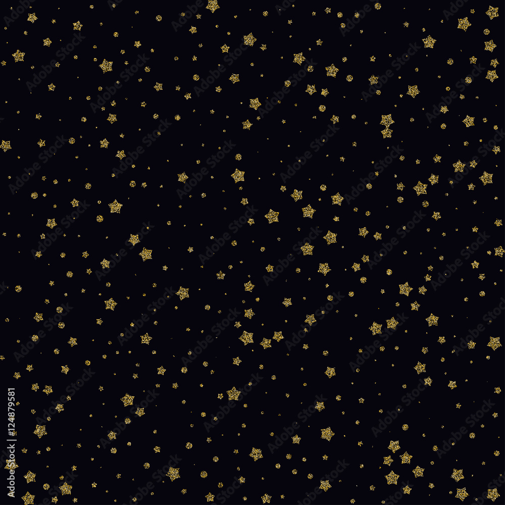 Dark background with bright stars and particles Dark background with bright stars and particles