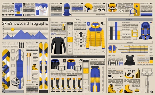 winter sport infographic