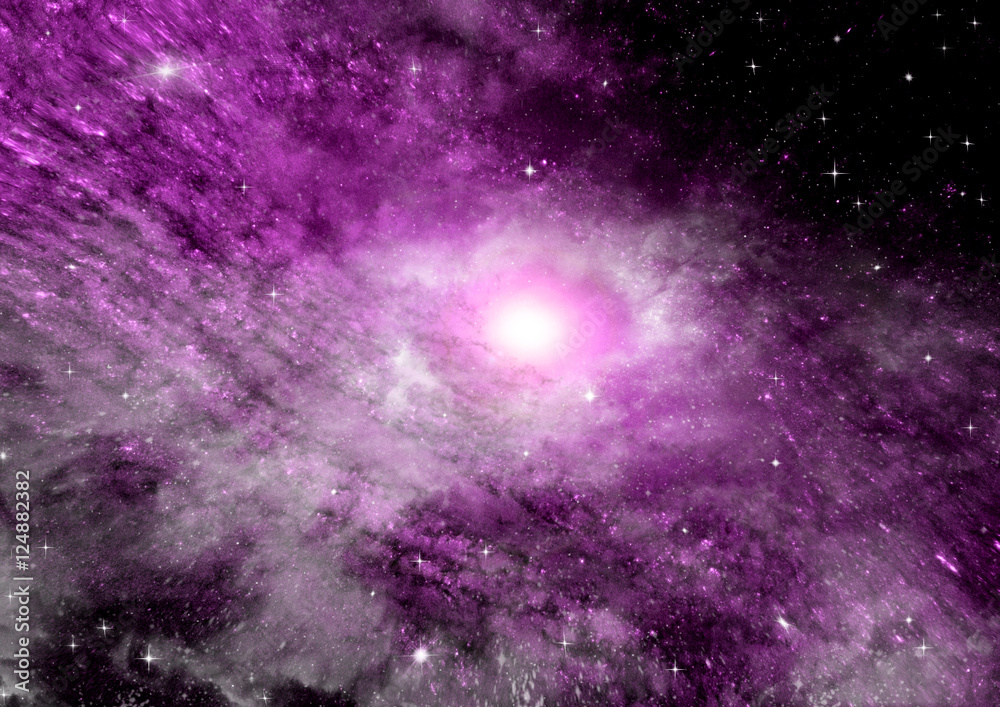 galaxy in a free space galaxy in a free space