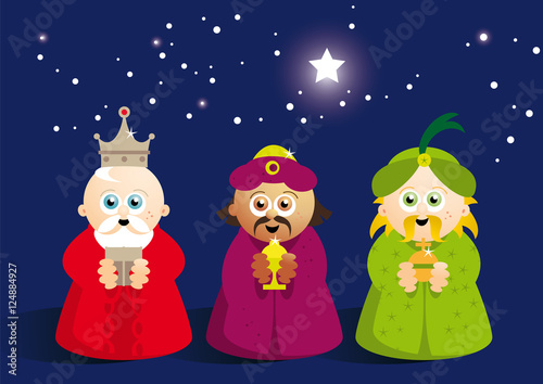 cute three kings