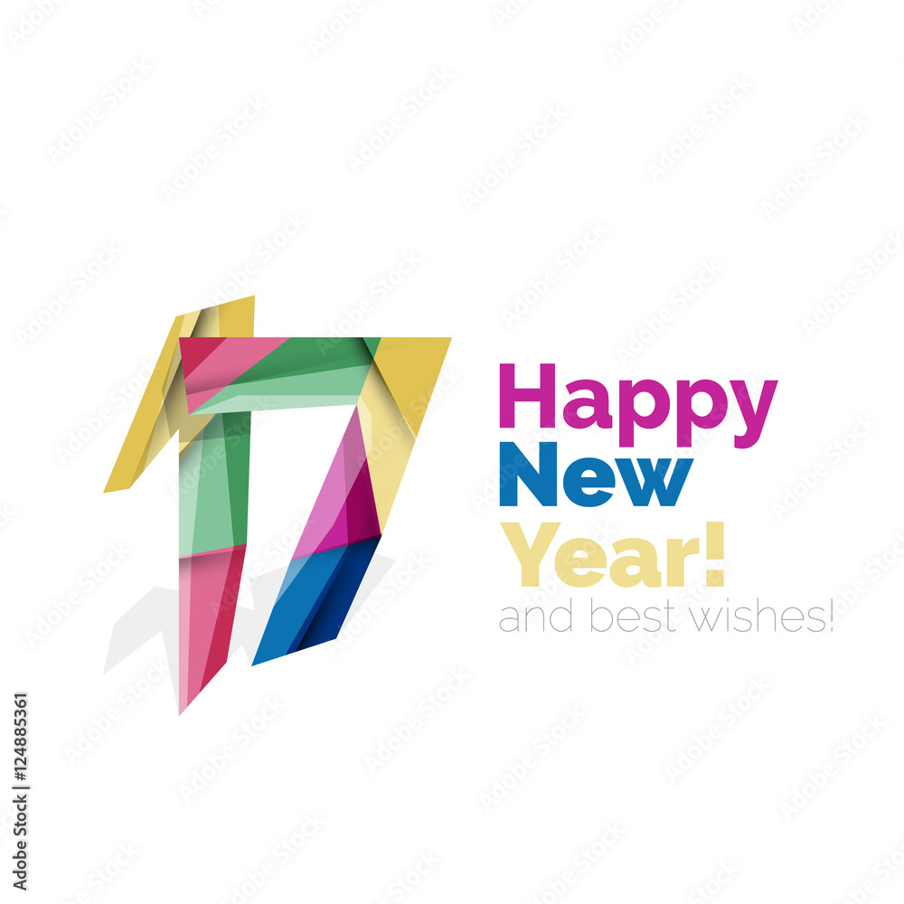 2017 Christmas and New Year Geometric Banner 2017 Christmas and New Year Geometric Banner