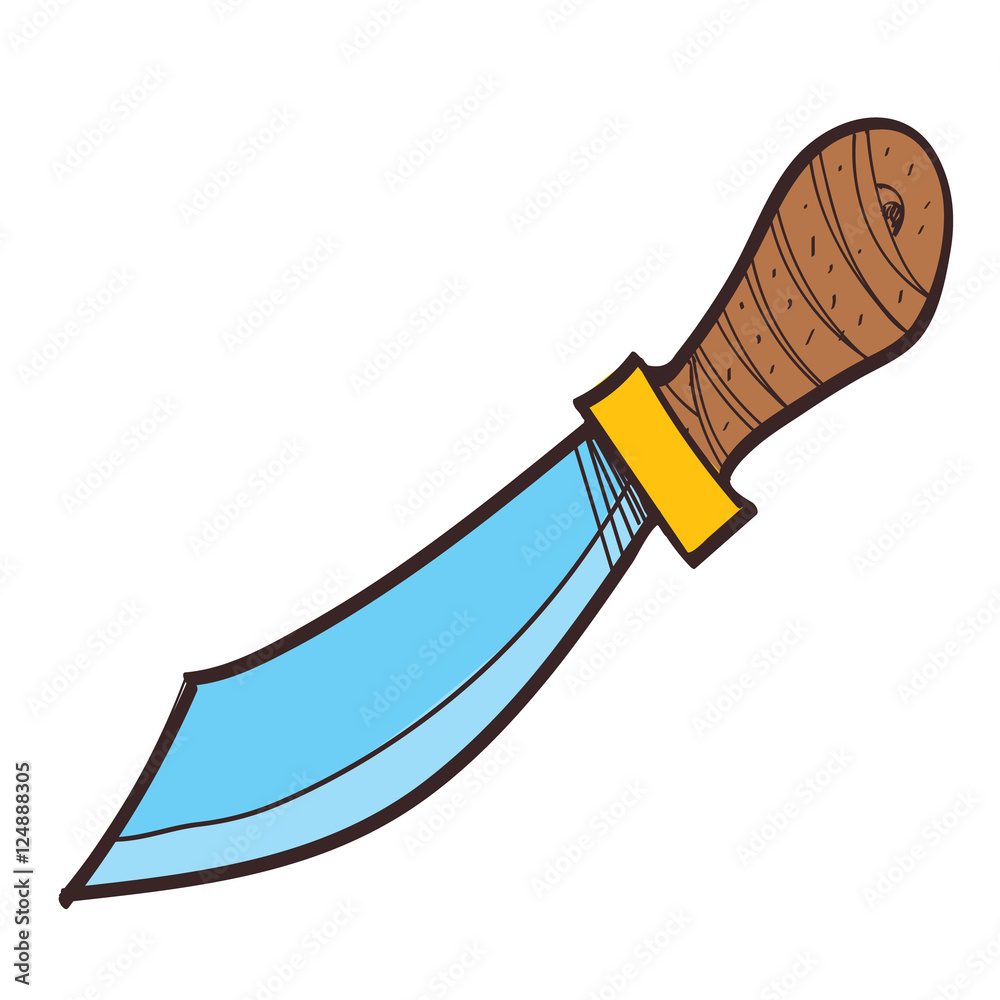 Machete clipart color on a white background. Machete clipart color on a white background.