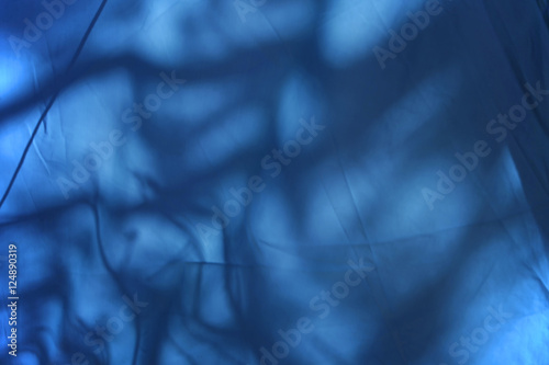 blue fabric with shadows